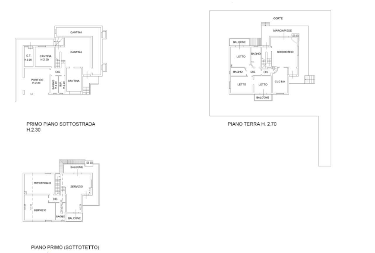 Villa Unifamiliare Ravenna - planimetria 1