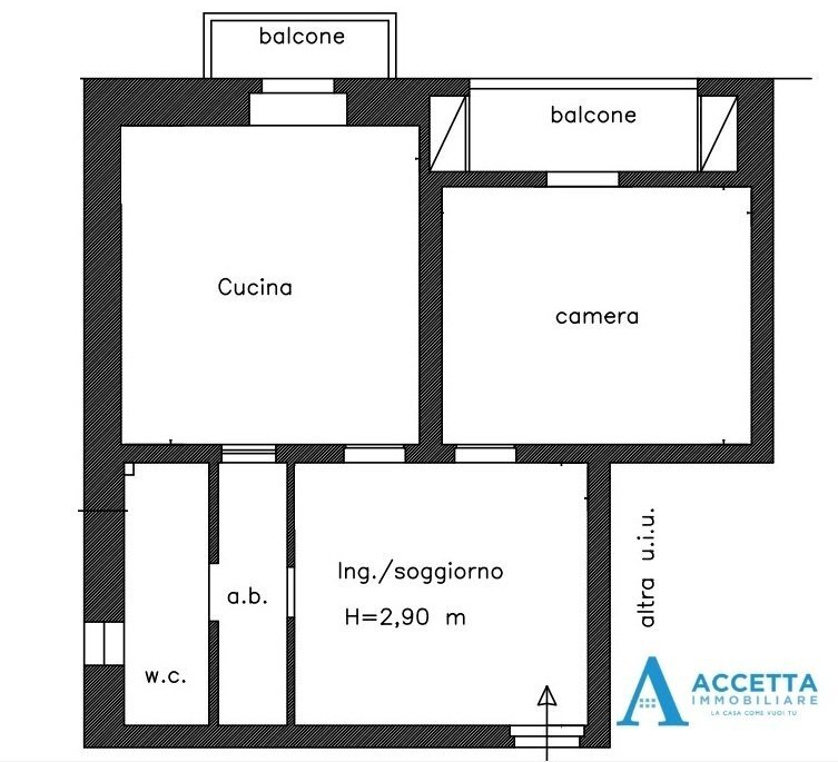 planimetria - Appartamento Via Cesare Battisti 280, Taranto - planimetria 1