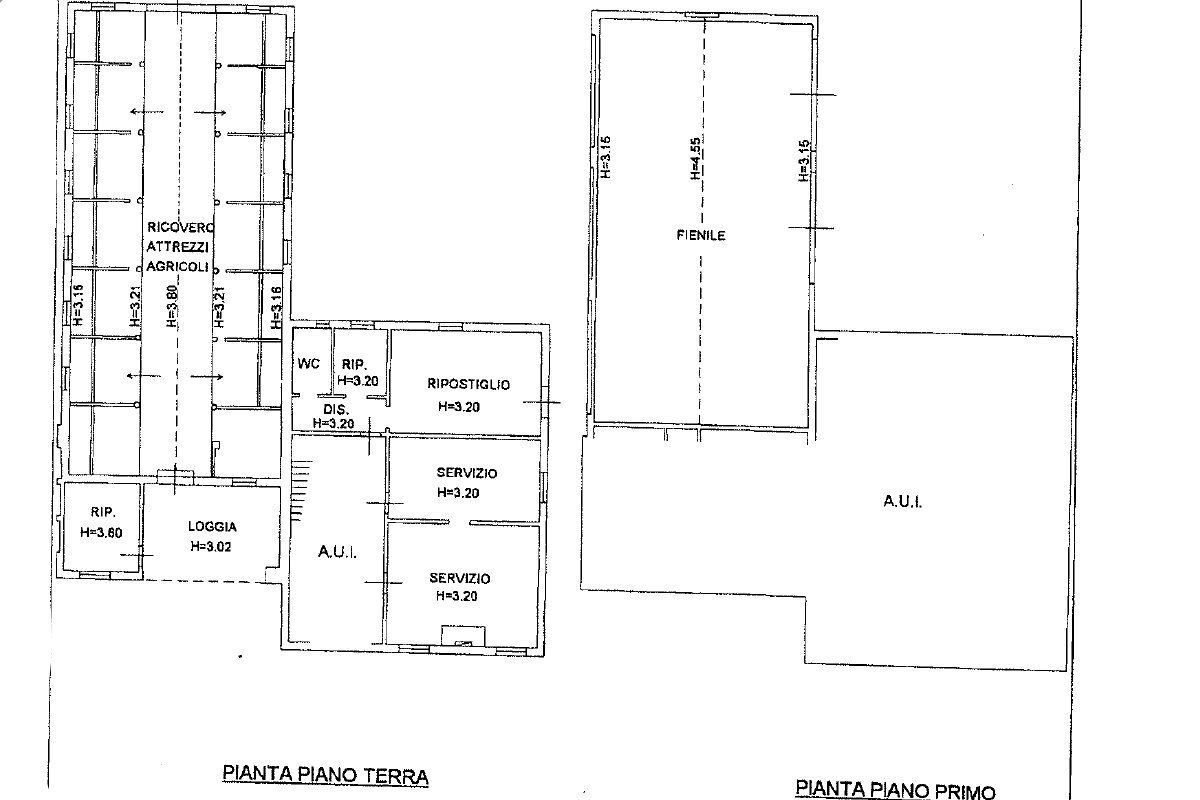 Rustic Alfonsine - floor plans 1