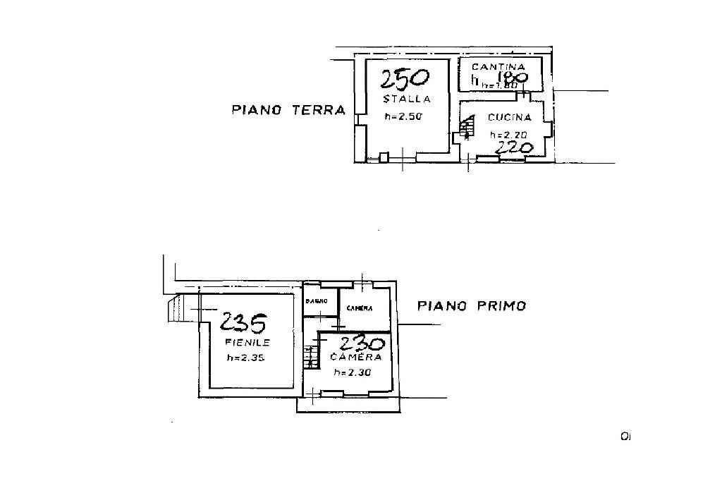 Casa semi indipendente Frazione tisinelle, Germagnano - planimetria 1