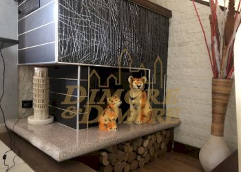 Camino nel salotto - Villa Via Pezza, Mesenzana - foto 8