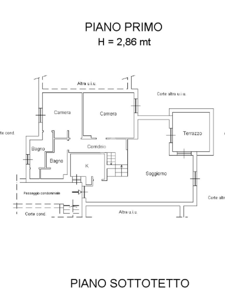 Apartment Via Praglione, Garlenda - floor plans 1