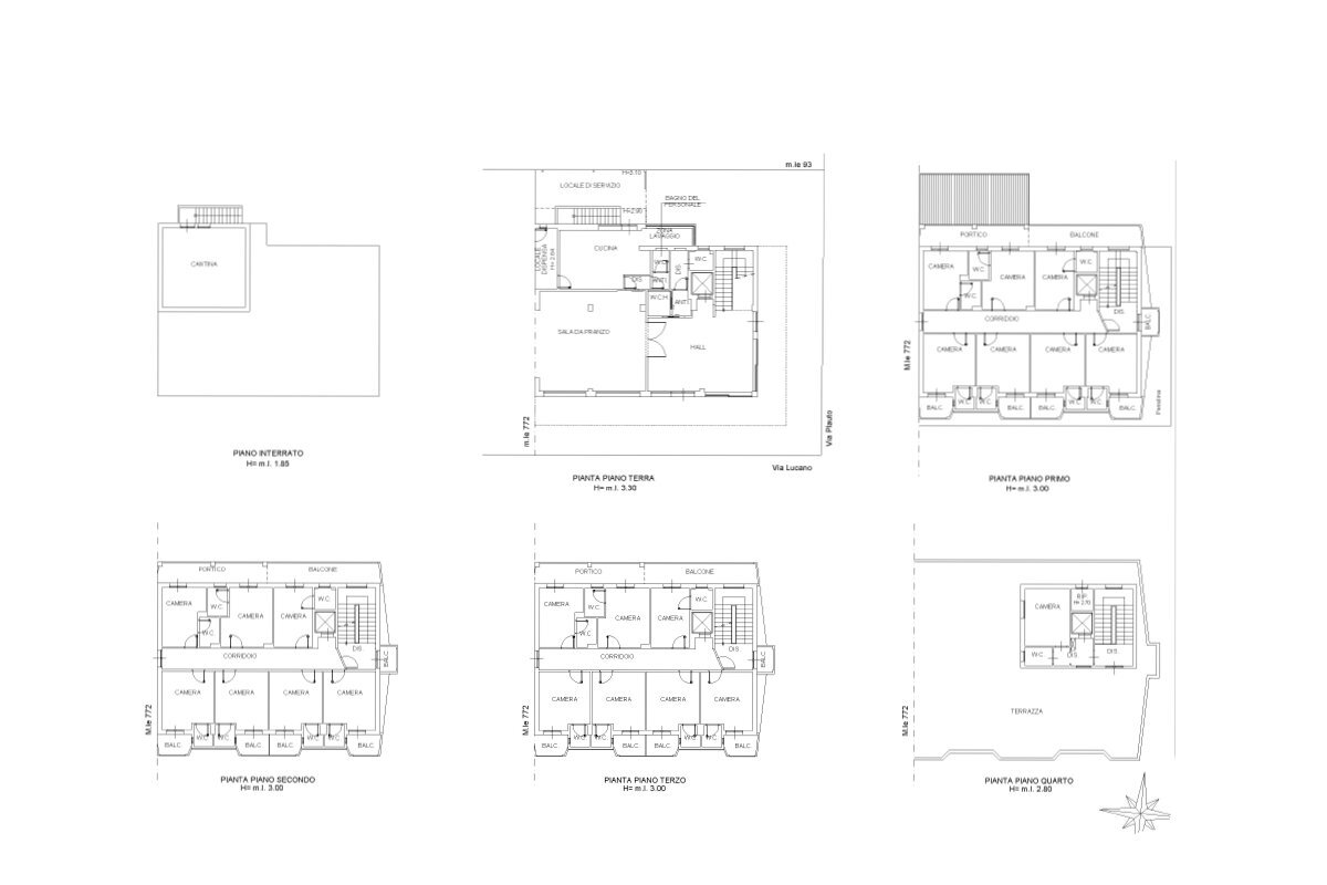 Albergo - Struttura ricettiva Bellaria-Igea Marina - planimetria 1