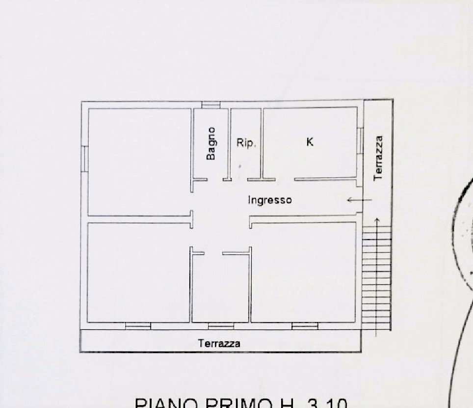 PLN GRAC.jpg - Appartamento Via Umbria 49, Montepulciano - planimetria 1