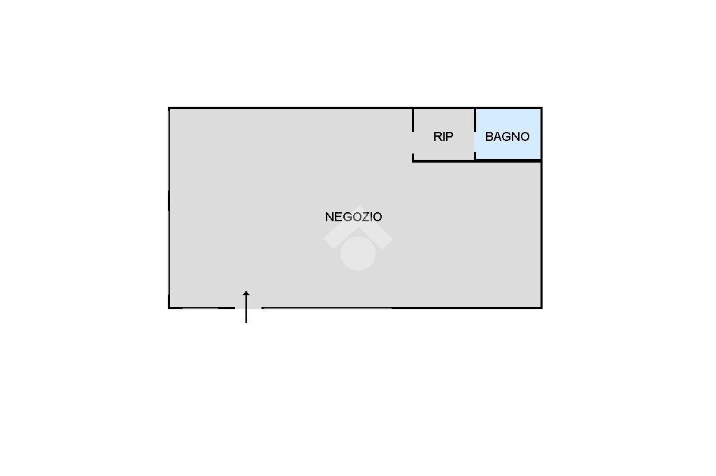 Shop Corso Sforza, Cotignola - floor plans 1