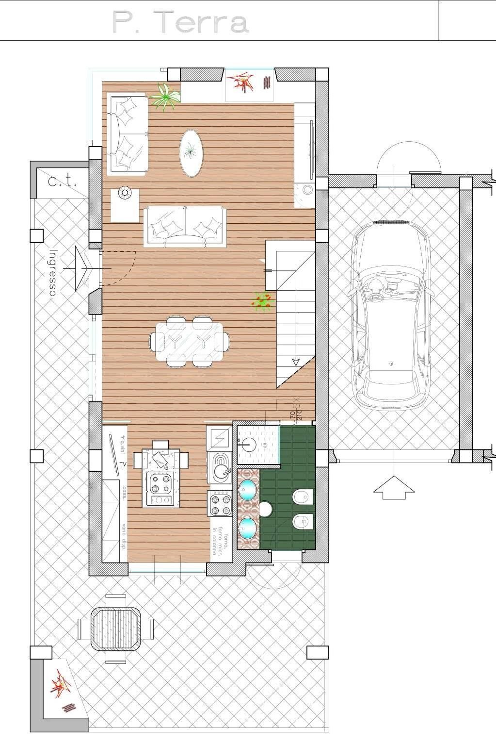 Villa via Casal di Brocco, Anzio - floor plans 1