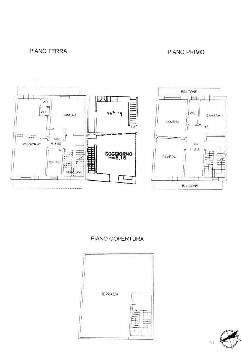 Casa indipendente contrada Terramessere, Alessano - planimetria 1