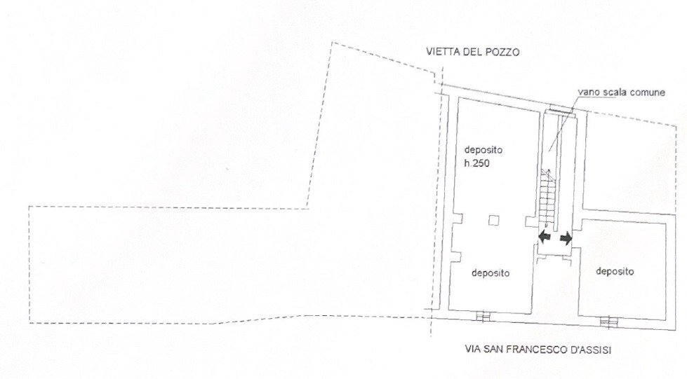 Magazzino Via San Francesco d'Assisi, 5, Saluzzo - planimetria 1
