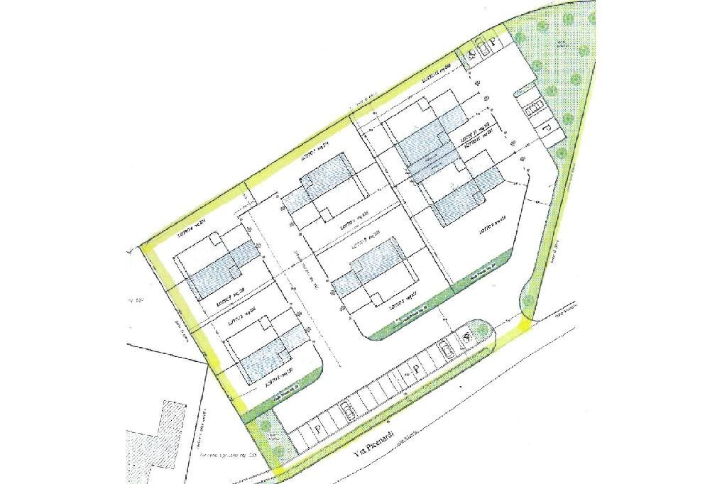 Terreno edificabile Via picenardi, Campagnola Emilia - planimetria 1