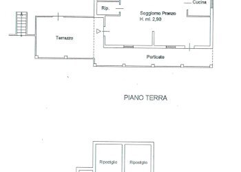 PLANIMETRIA VILLA 1 - Villa REGIONE SA ADDE, Luras - foto 51