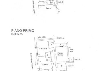 PLANIMETRIA PIANO TERRA INGRESSO E PIANO PRIMO CAMERE - Villa VIA SAN SIMPLICIO, Olbia - foto 46