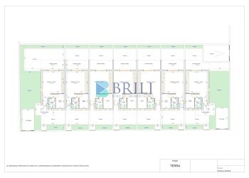 PLANIMETRIA GENERALE VILLE A SCHIERA - Villa via Londra, Olbia - foto 9