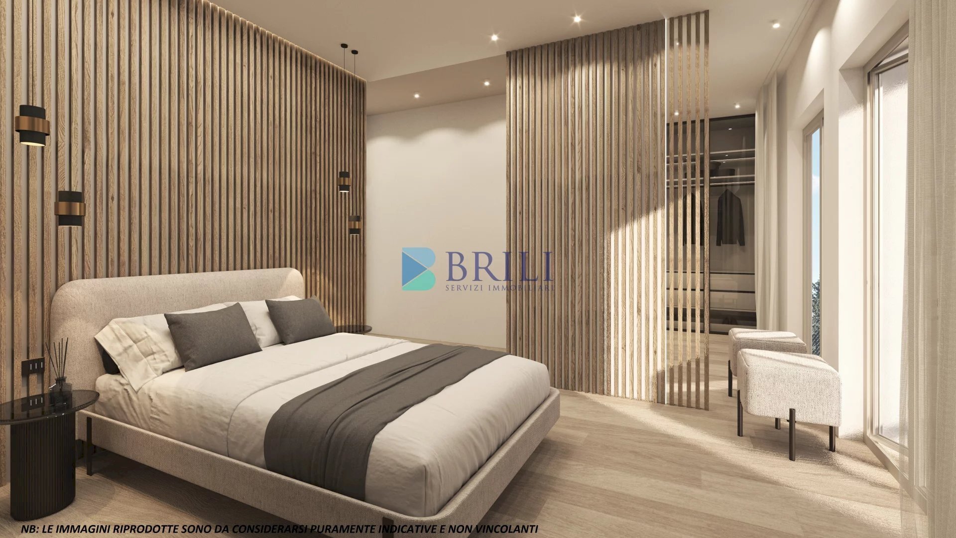 RENDER CAMERA MATRIMONIALE - Villa via Londra, Olbia - foto 3