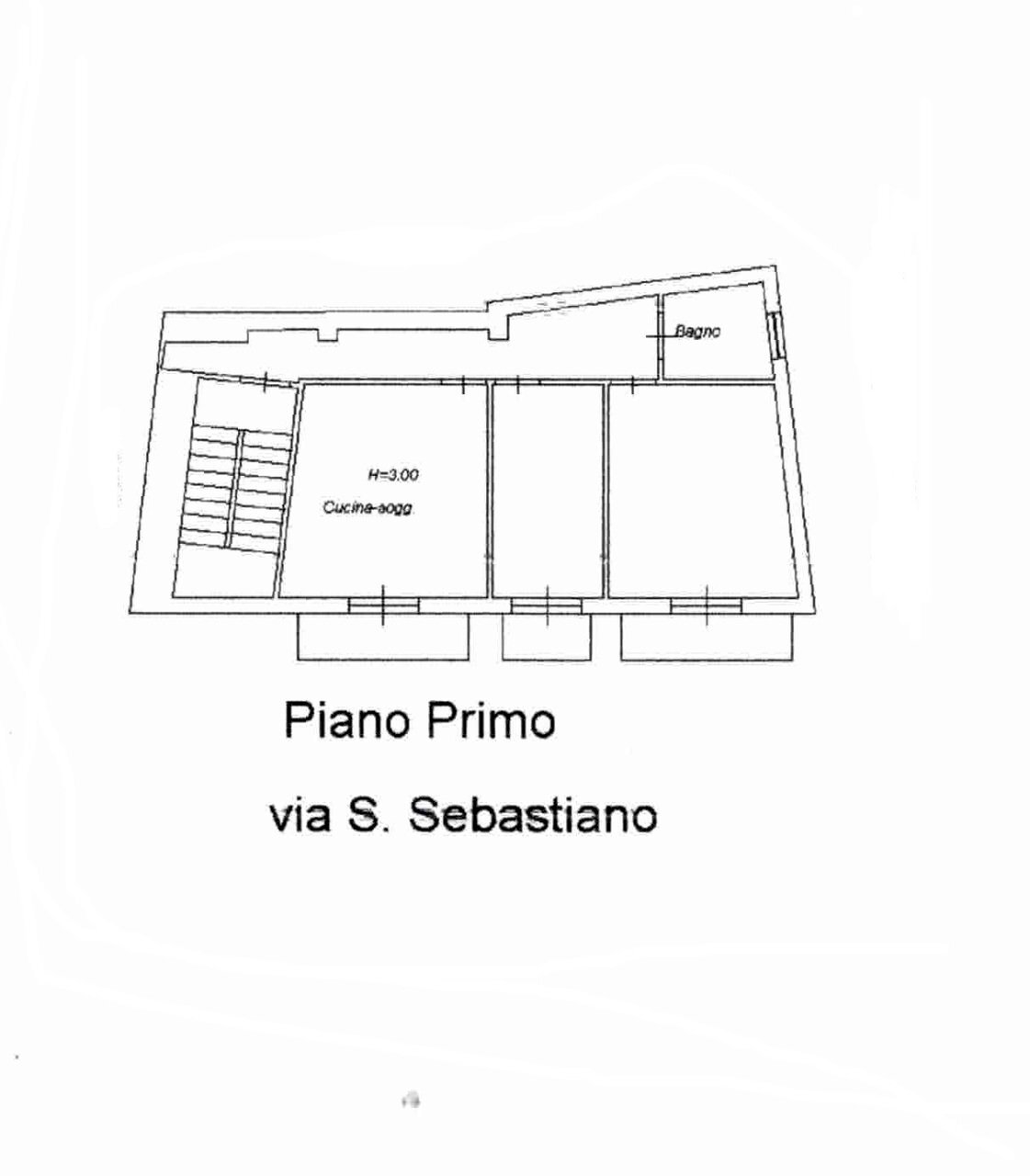 piantina piano primo.jpg - Villa Via San Sebastiano 37, Palazzolo Acreide - floor plans 1