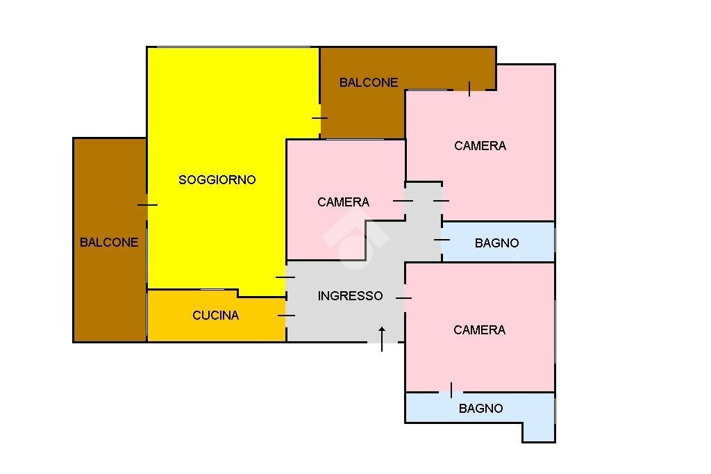 Apartment Via Verdi, Bardonecchia - floor plans 1
