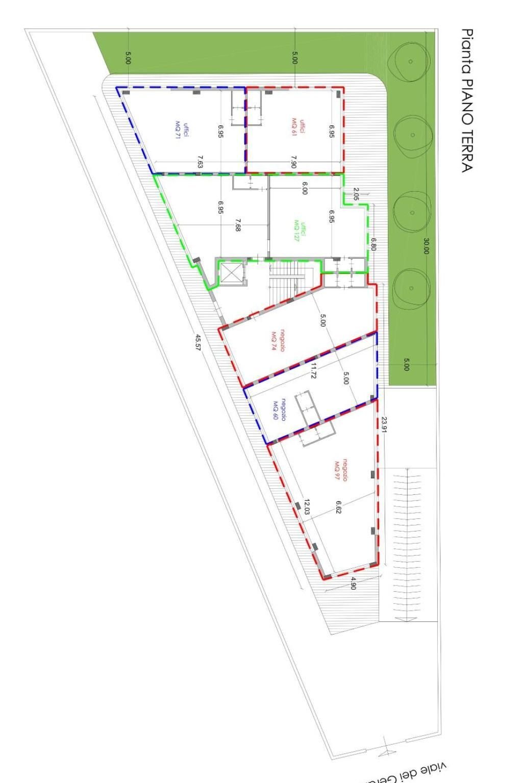Shop viale dei Platani, Cercola - floor plans 1
