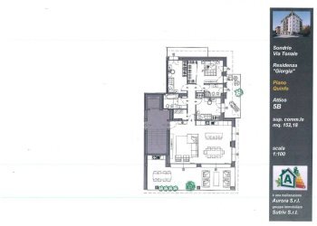 Planimetria - Attico via Tonale, 5, Sondrio - foto 6