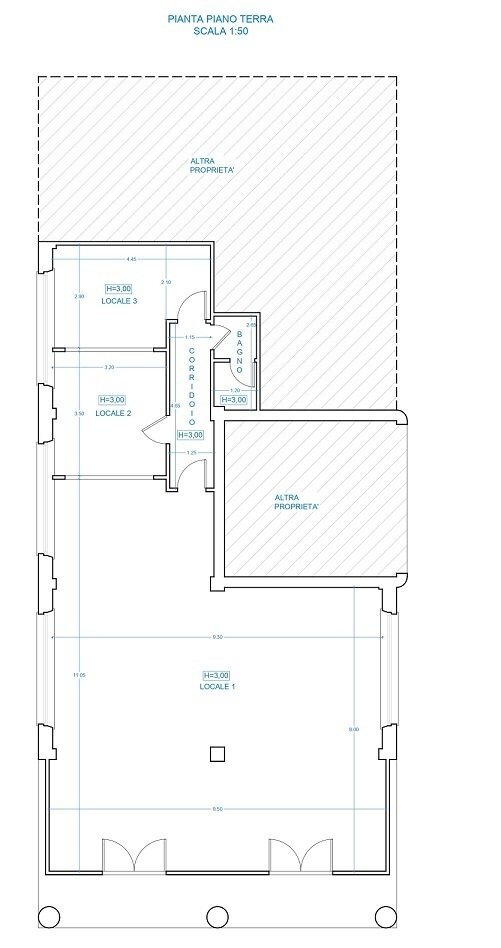 planimetria - Commercial Premises Via Assisi 47, Perugia - floor plans 1