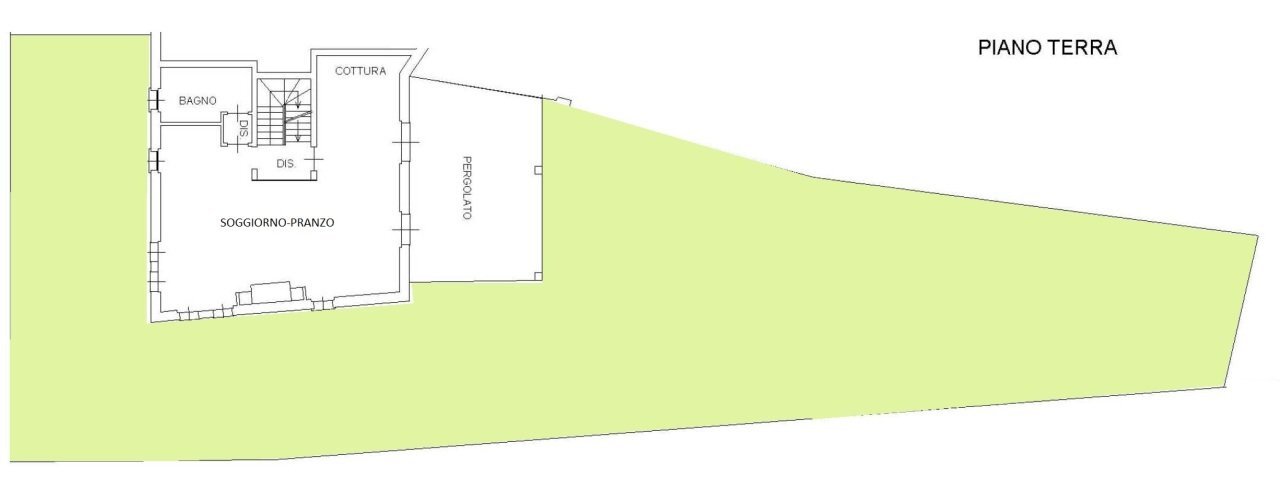 piano terra1.jpg - Independent house Via del Manestro 44, Brescia - floor plans 1