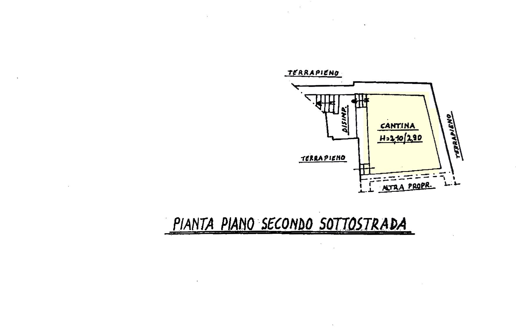 Casale via Roma, Viarigi - planimetria 1