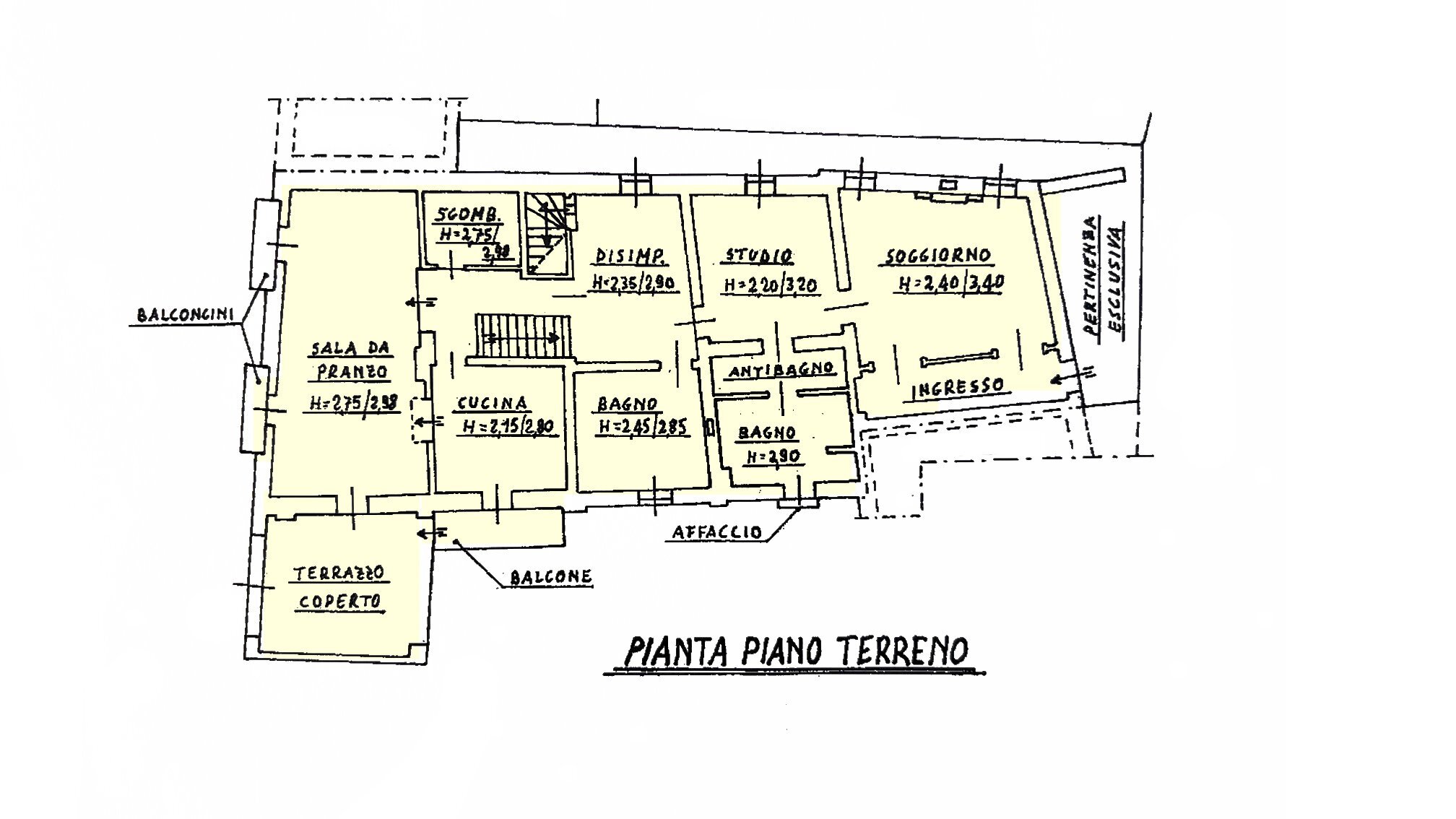 Casale Asti - planimetria 1