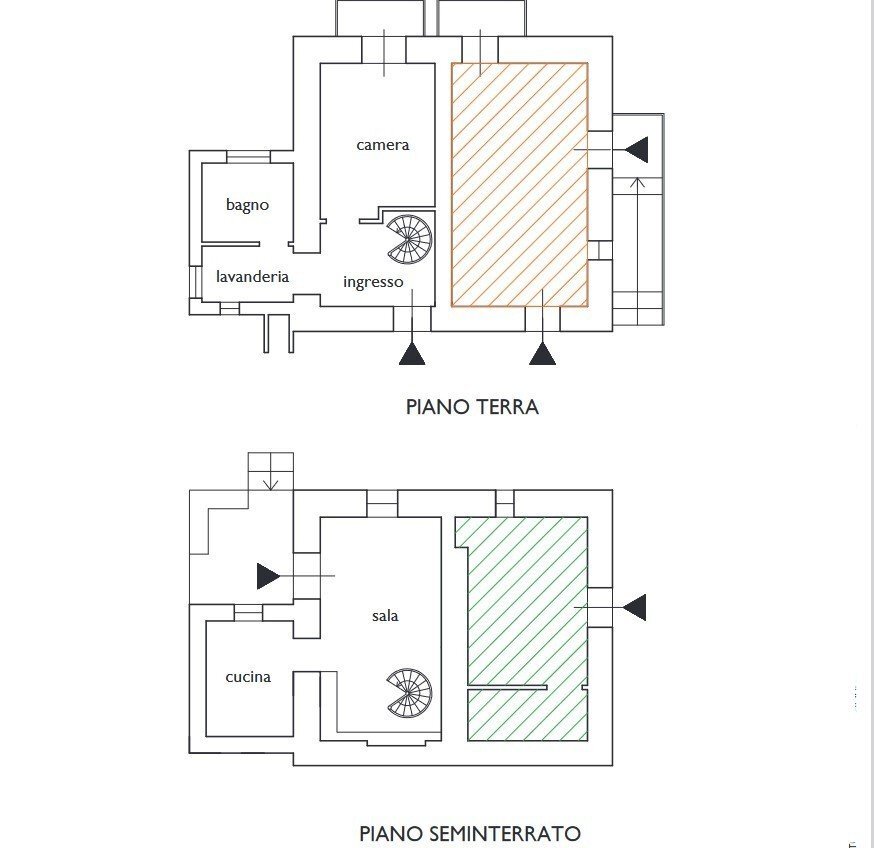 1.jpg - Villa at auction Via Steneri 15, Avegno - floor plans 1