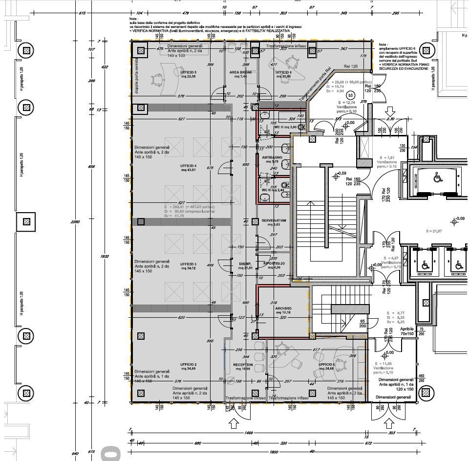 Ufficio Bologna - planimetria 1