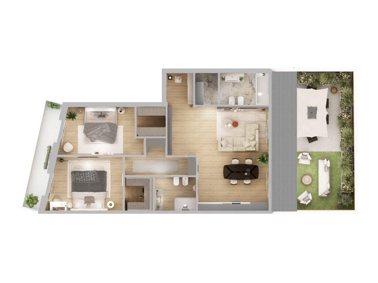Planimetria 1 (3).jpg - Three-room apartment Via Antonio Costanzo Casetti 2, Lecce - floor plans 1
