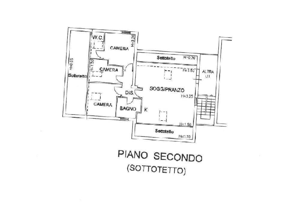 Quadrilocale Via roma, Saludecio - planimetria 1