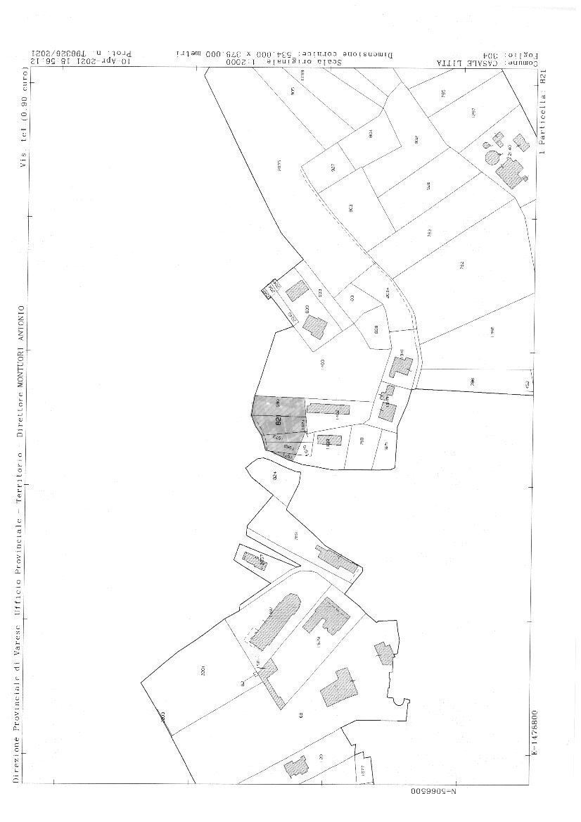 Terreno agricolo via Galliani, 2, Casale Litta - planimetria 1