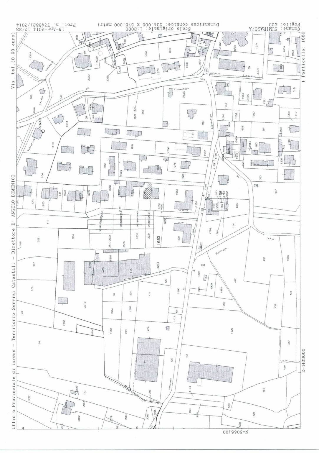 Building land via Lega Figli del Lavoro, Sumirago - floor plans 1