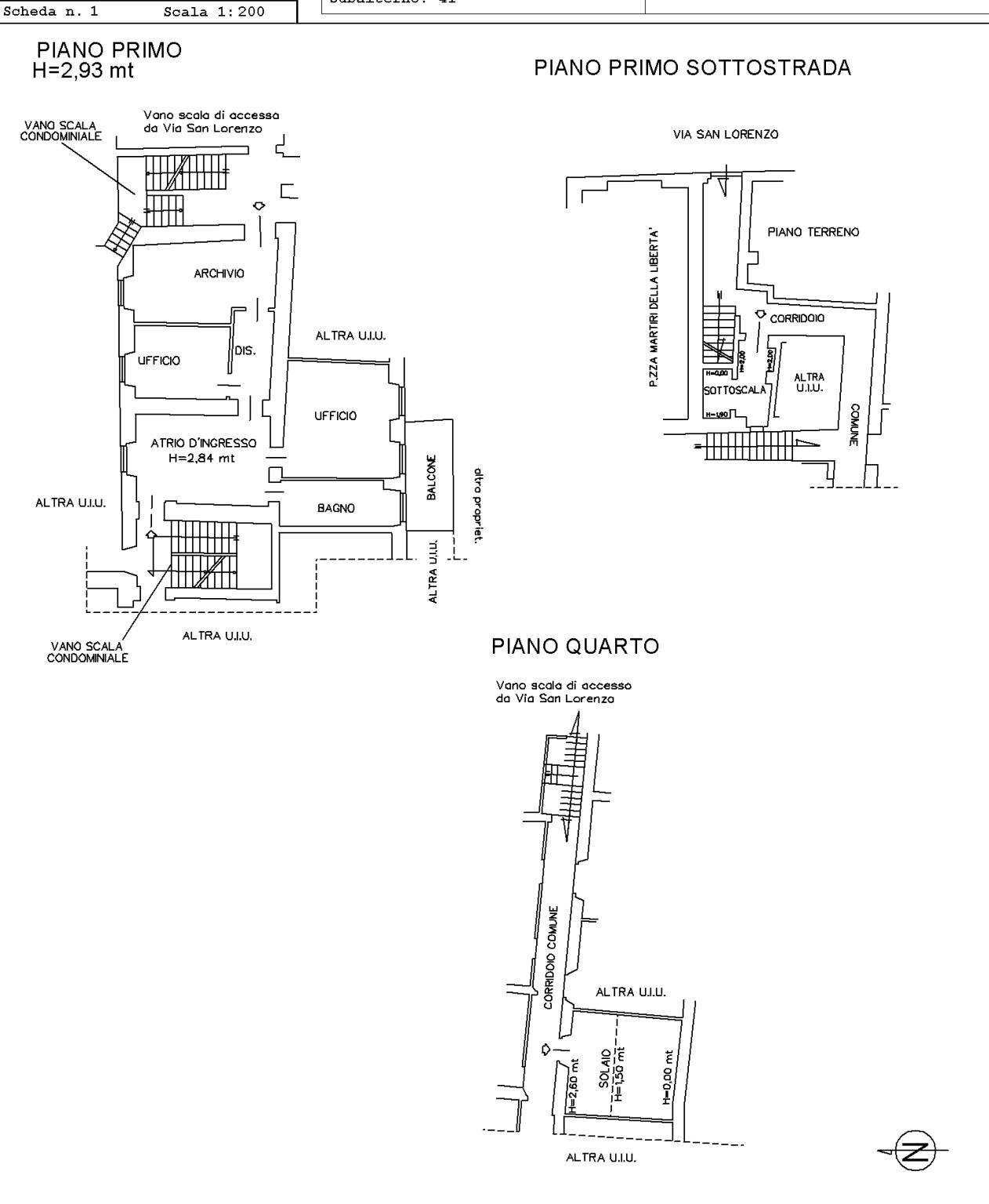Office corso Dello Statuto, 10A, Mondovì - floor plans 1