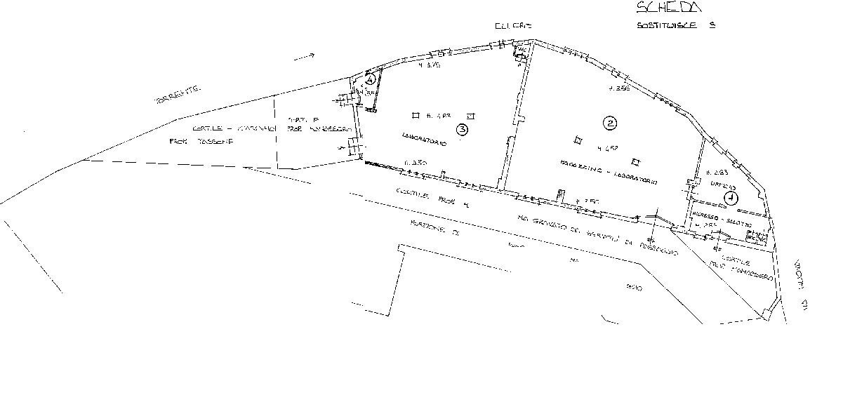 Capannone Mondovì - planimetria 1