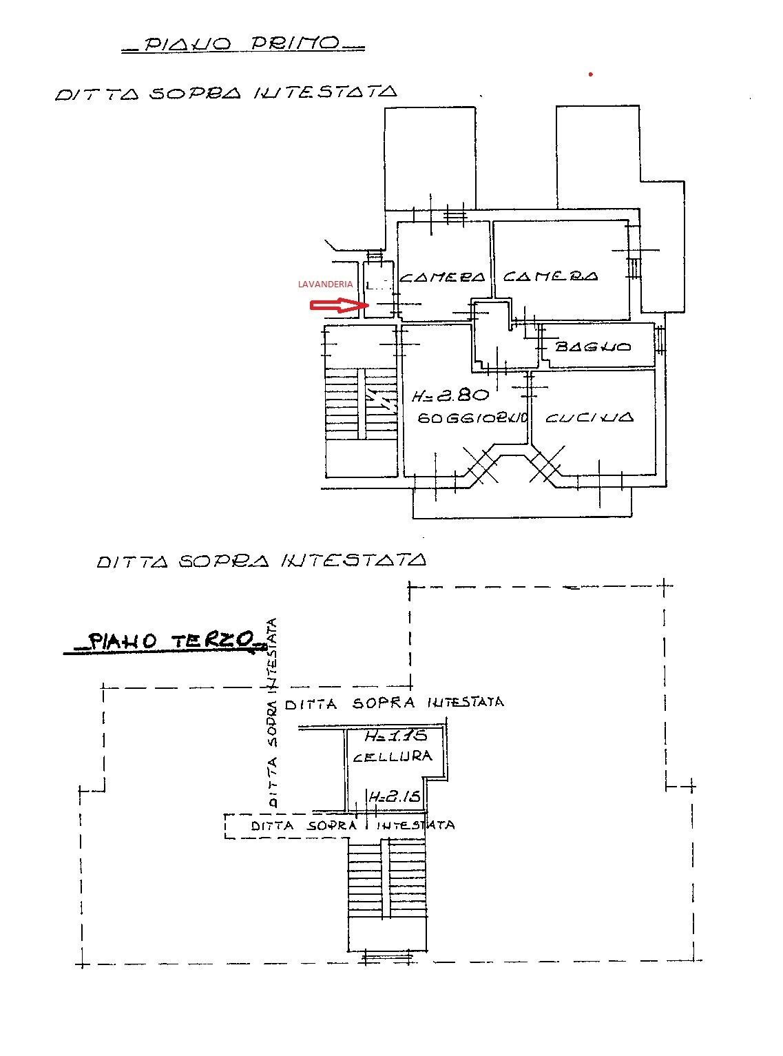Quadrilocale Mondovì - planimetria 1