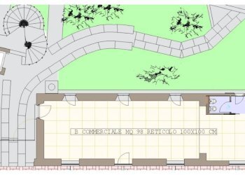 planimetria - Negozio via Provinciale, 46A, Viverone - foto 3