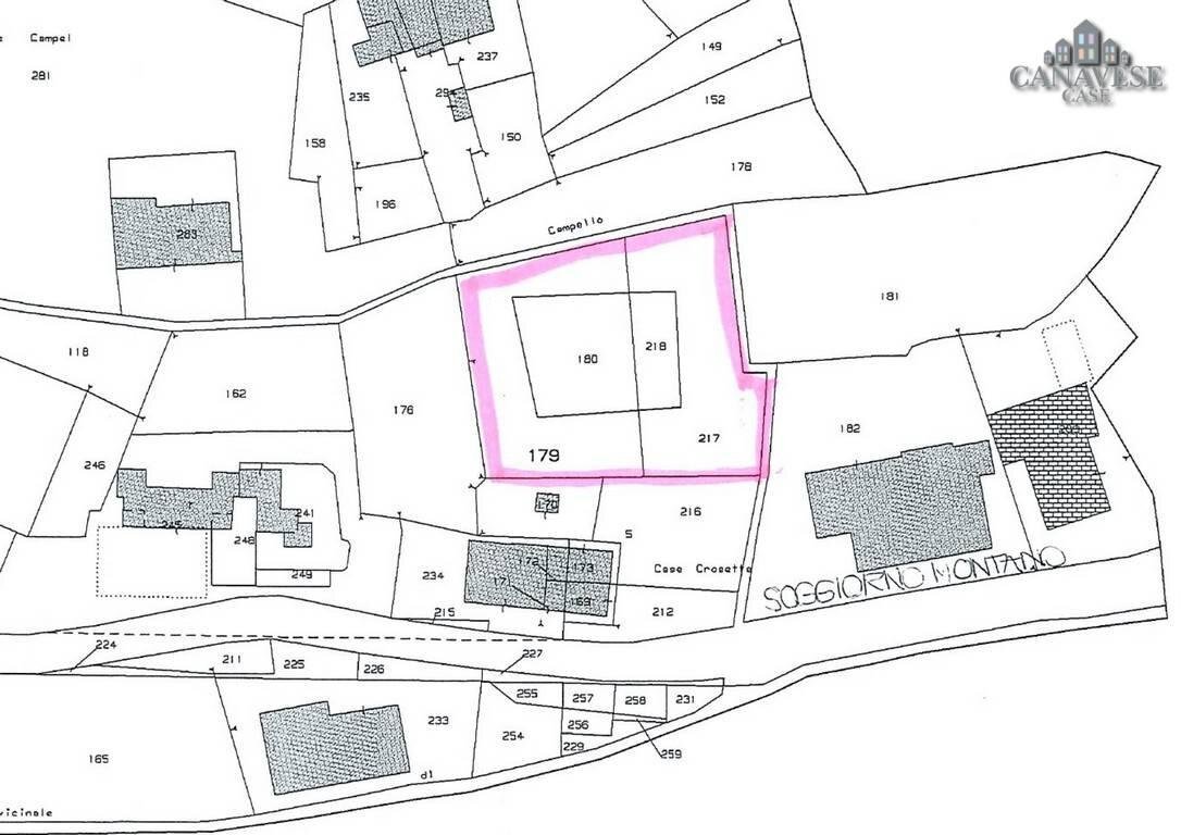 Building land località Crocetta, snc, Traversella - floor plans 1