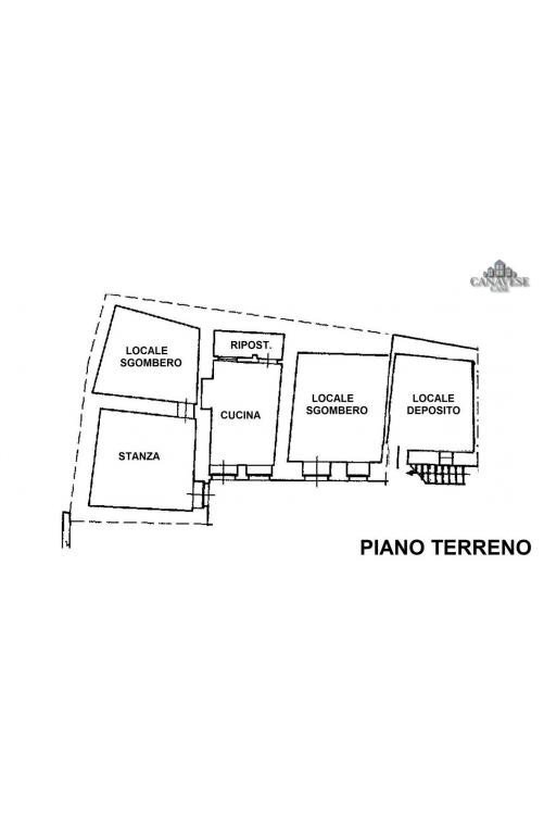 Casa indipendente via Valle, 8, Baldissero Canavese - planimetria 1