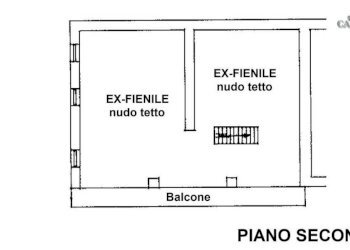 planimetria piano secondo - Rustic via Rueglio, 39, Valchiusa - photo 31