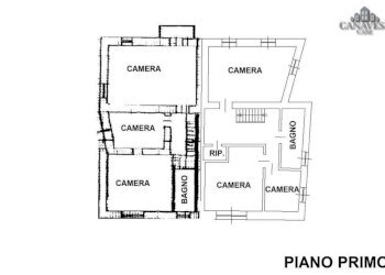 planimetria piano primo - Casa indipendente via don michele manfredi, 13, Val di Chy - foto 18