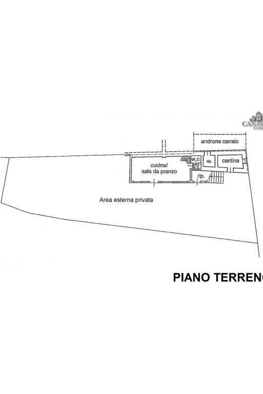 Casa indipendente Frazione Rua inferiore, 51, Canischio - planimetria 1