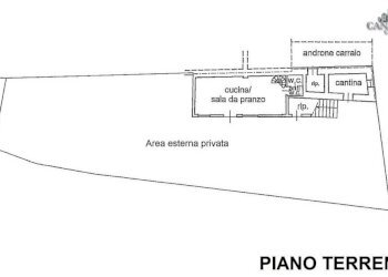 Planimetria - Casa indipendente Frazione Rua inferiore, 51, Canischio - foto 36
