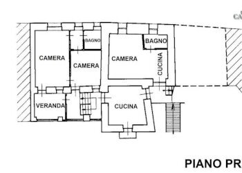 Planimetria piano terra - Casa indipendente Frazione Salto, Via Asilo, Cuorgnè - foto 41