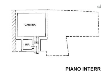 Planimetria piano interrato - Casa indipendente Frazione Salto, Via Asilo, Cuorgnè - foto 40