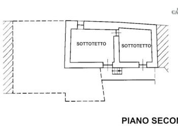 Planimetria secondo piano - Casa indipendente Frazione Salto, Via Asilo, Cuorgnè - foto 43