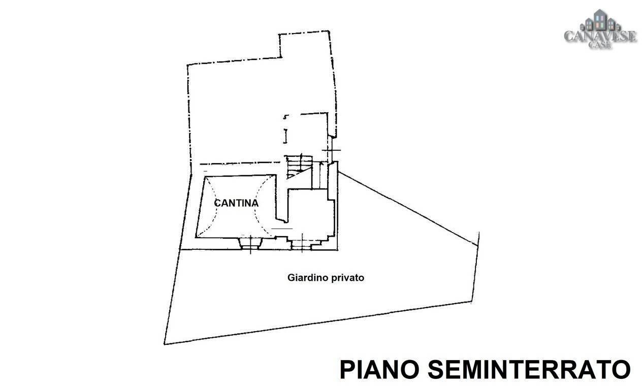 Independent house via Garibaldi, 8a, Traversella - floor plans 1