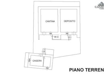 planimetria piano terreno - Rustic pra di vico, 24, Valchiusa - photo 22
