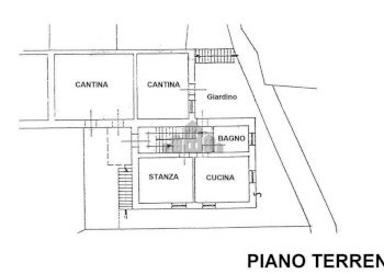 planimetria piano terreno - Casa indipendente Frazione Praie, Locana - foto 40