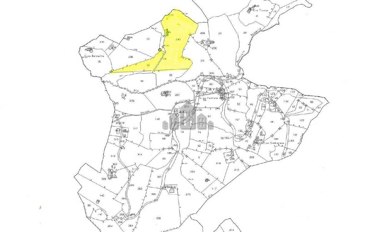 Rustico Fraz. Gumba, Valchiusa - planimetria 1