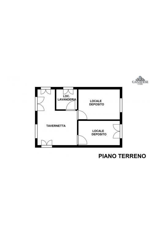 Casa indipendente via ribordone, 62, Sparone - planimetria 1