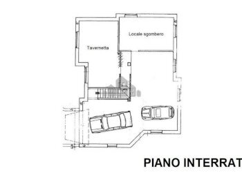 planimetria piano interrato - Villa Fraz. Pranzalito - Via Canton Rovano, 1, San Martino Canavese - foto 29